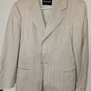 Giorgio Armani  Cream Blazer